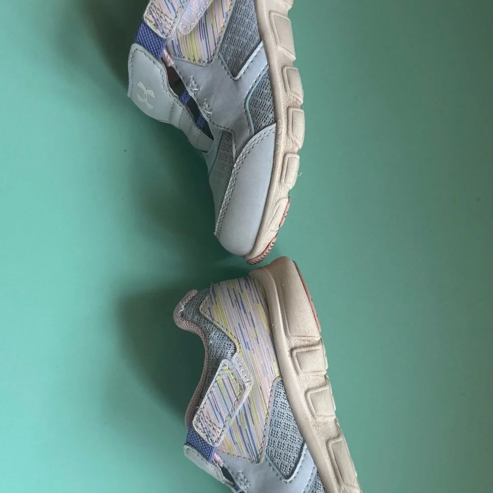 Under Armour Kids' Sneakers in Light Blue‎ and Pink